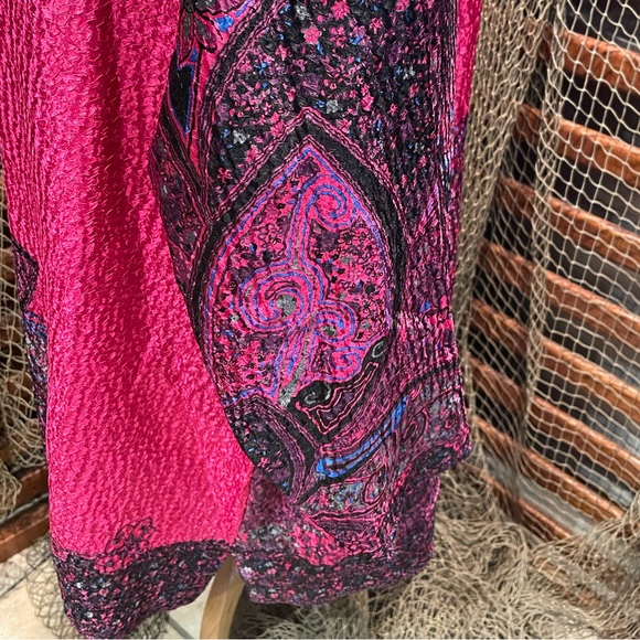 Womens Dressy Duster Jacket Coat 3X up to 5X Handcrafted Reversible  JD - Picture 5 of 16